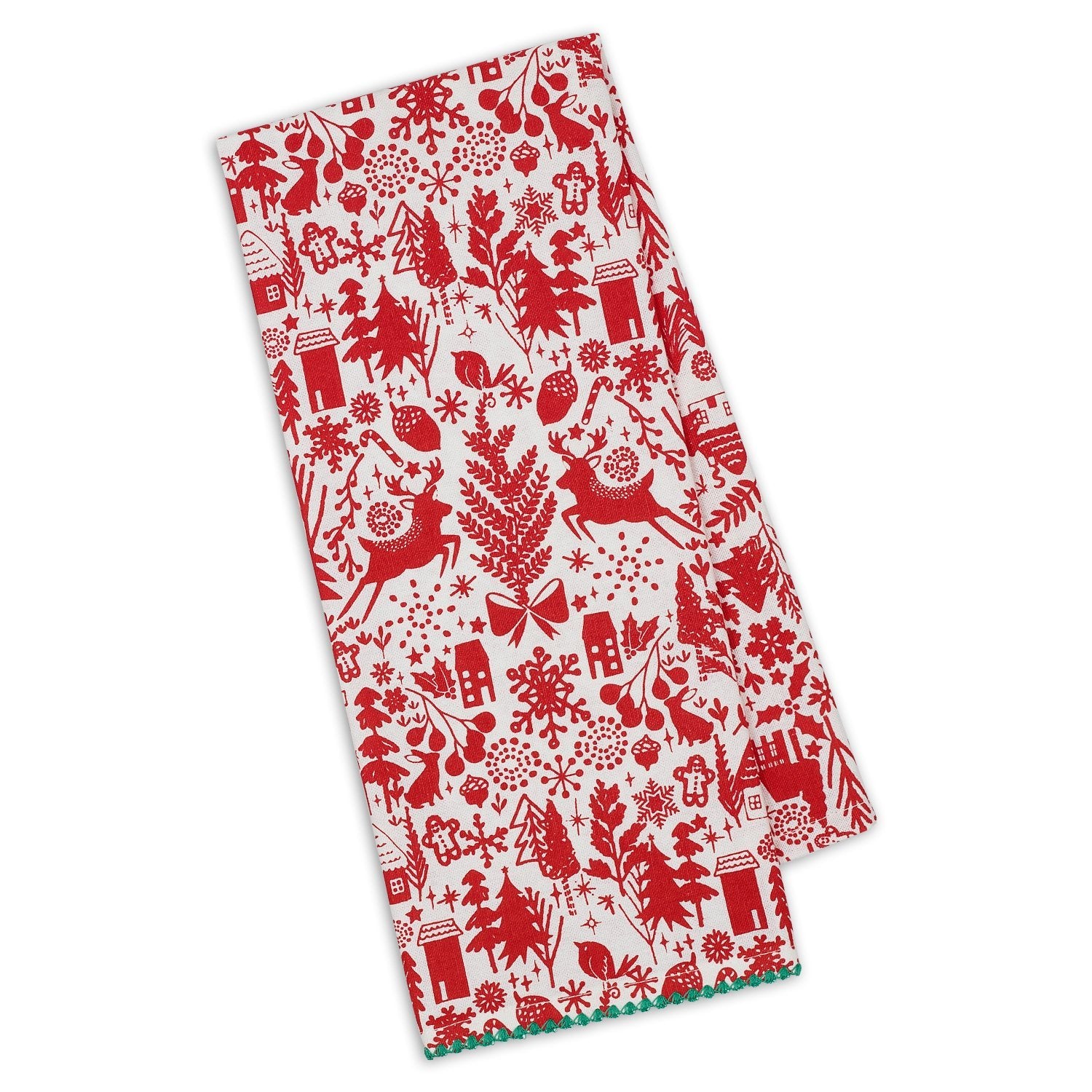 Christmas Woods Dish Towel West Haven & Company