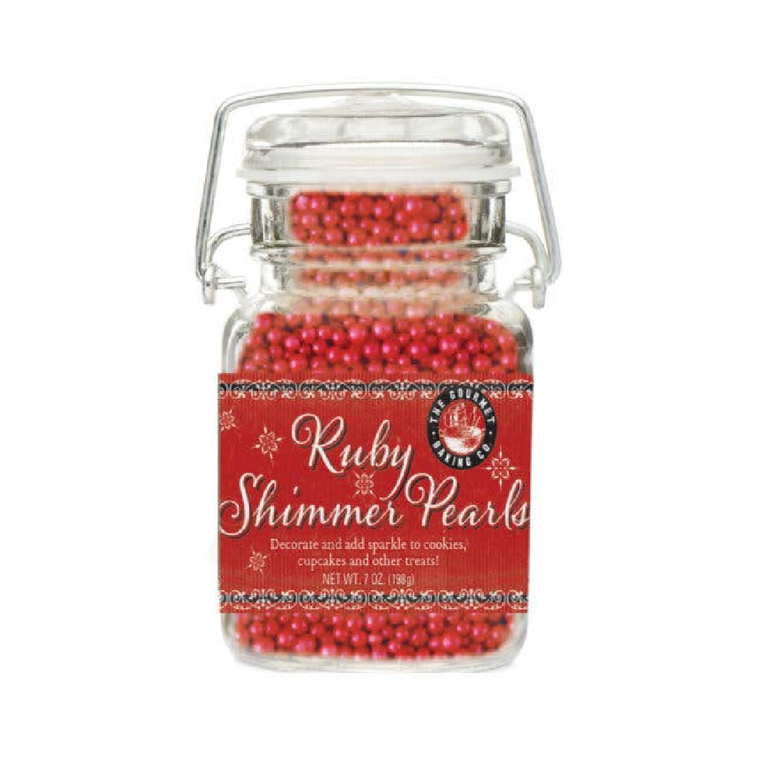 Christmas Ruby Shimmer Pearls